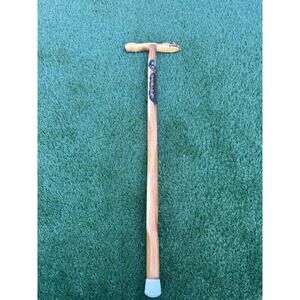 Handcrafted Wooden Walking Cane Bird Carving Feathers Folk Artists